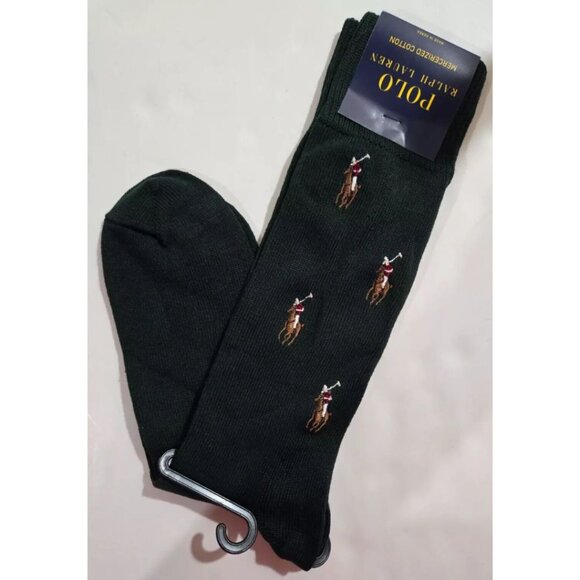 Polo Ralph Lauren Mens Mercerized Cotton Single Pair w/ Embroidered Pony NWT - Picture 8 of 9